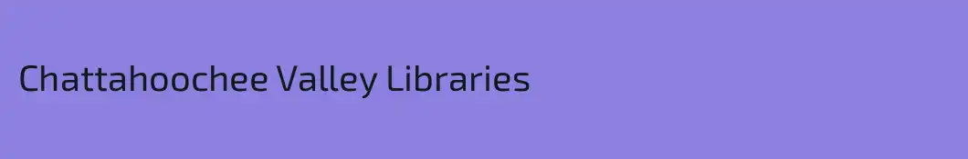 Chattahoochee Valley Libraries